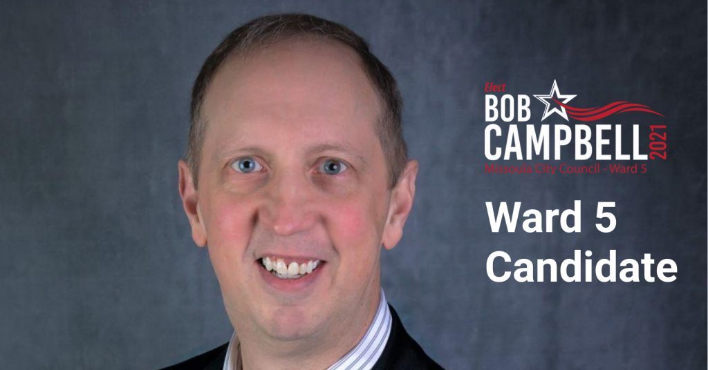 Bob Campbell, law enforcement officer and retired US Army sergeant running for Ward 5 City Council seat.