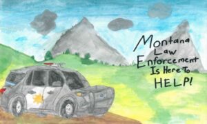 2023 Montana Law Enforcement Appreciation Poster Contest Winner