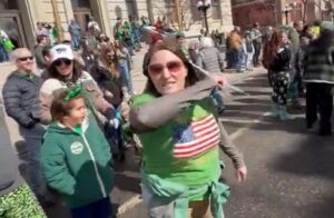Woman attacks parade goers at Butte's St. Patrick's Day Parade.