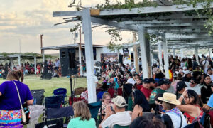 Chippewa Cree Tribes of Rocky Boy's Pow Wow Arbor grounds