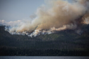 Howe Ridge Fire 2018. Glacier National Park.