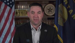 Montana Attorney General Austin Knudsen during a 2023 informational video.