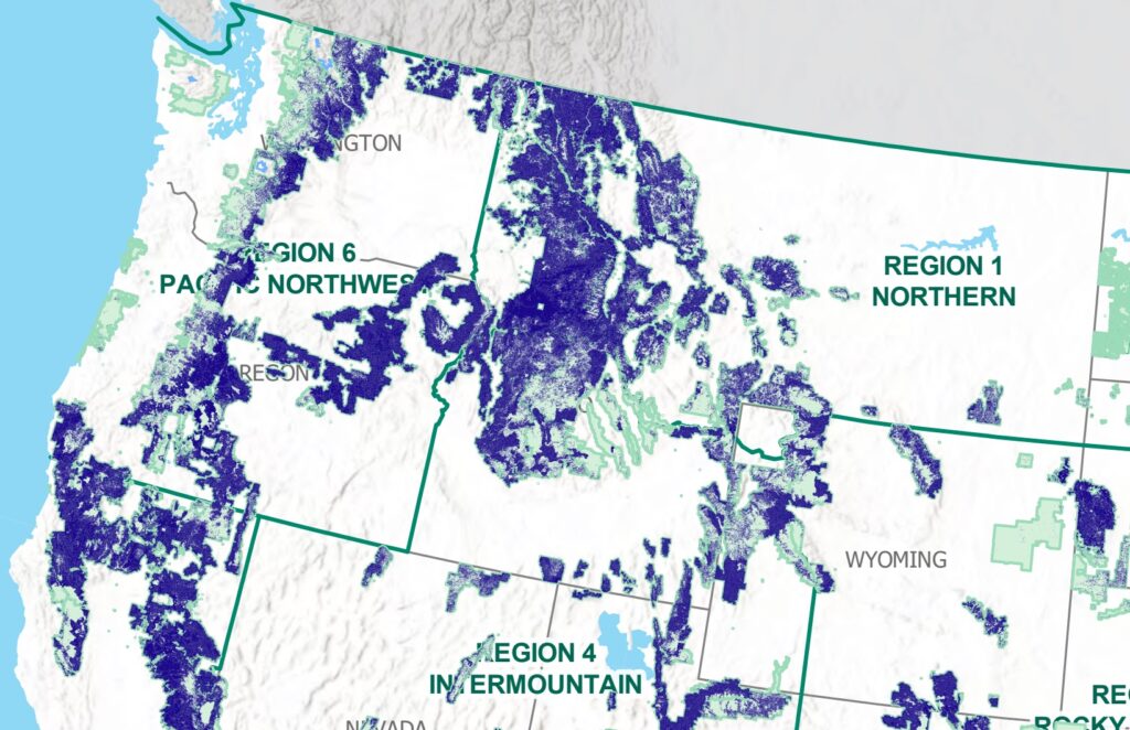 Forest Health and Fuels Emergency Situation Determination (FHFESD) Lands in the Pacific Northwest
