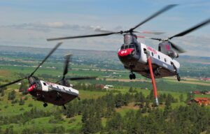 Billings Flying Service CH-47 Firefighting Helicopters