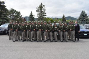 Newly commissioned Montana Highway Patrol troopers commissioned