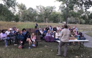 Outdoor Educational Presentation at a Park