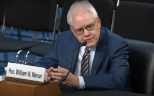 William W. Mercer Testifies at Hearing