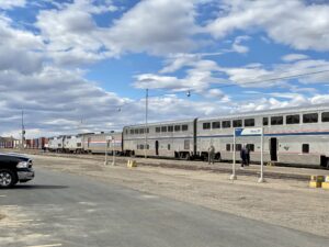 Amtrak Train at Havre, Montana Station