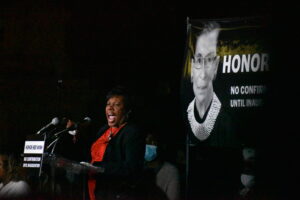 Vigil Honoring Ruth Bader Ginsburg's Legacy