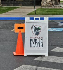 Lake County Public Health Event Signage