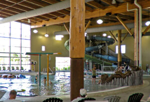 Indoor Aquatic Center with Waterslides