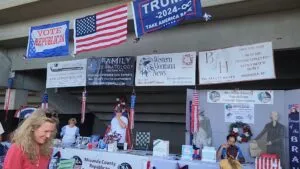 Missoula County Republican Booth at Community Event