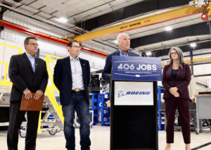 Workforce Modernization Announcement at Boeing Facility
