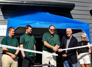 Governor Gianforte ribbon cutting at Eshylon Scientific