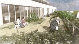 Missoula Public Library Green Roof Rendering