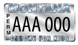 Montana 'Chrome for Kids' Specialty License Plate