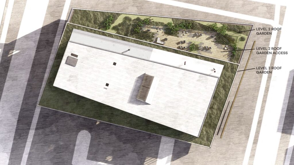 Missoula Library rooftop garden