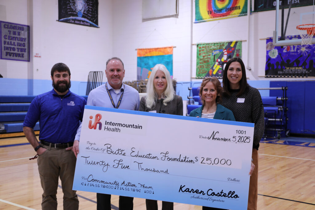 Intermountain Health Donates $25,000 to Butte Education Foundation