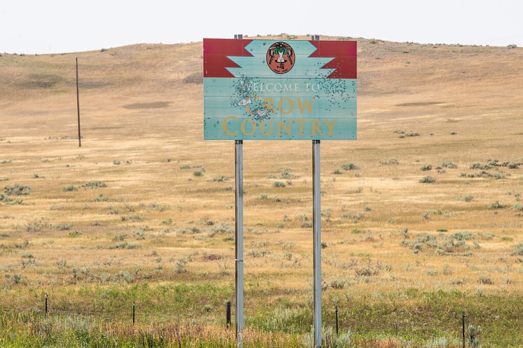 Welcome to Crow Country Sign
