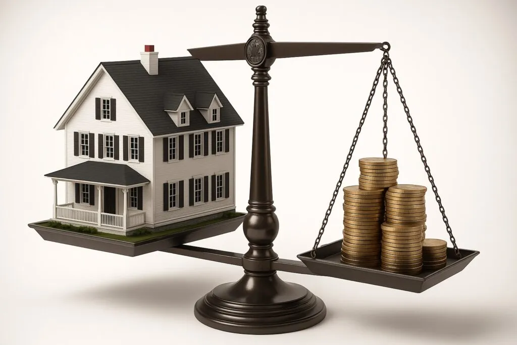 House on the Scales: Real Estate vs Wealth