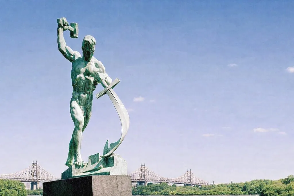 Hammer-Wielding Titan by the River