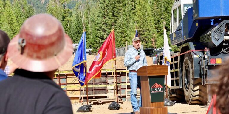 USAC Groundbreaking Ceremony at Construction Site