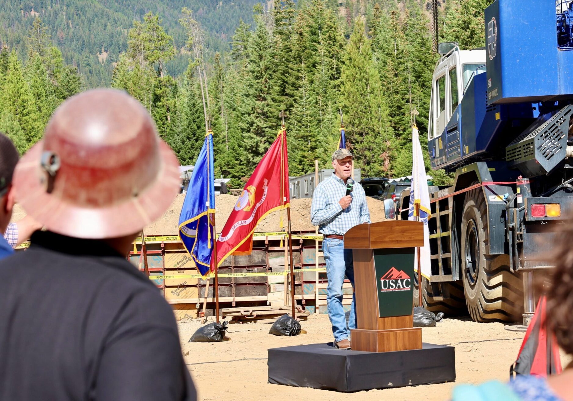 USAC Groundbreaking Ceremony at Construction Site