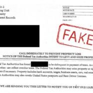 Fake Federal Tax Lien Notice Example Fake Federal Tax Lien Notice Example