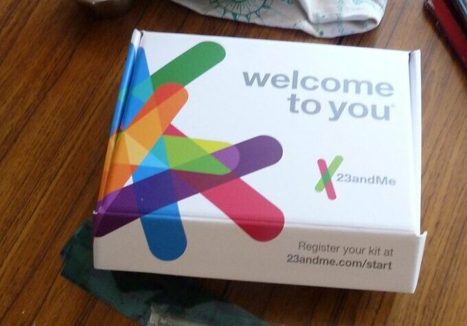 "<a href="https://www.flickr.com/photos/7371031@N08/14335823299" target="_blank" rel="noopener noreferrer">23andMe</a>" by <a href="https://www.flickr.com/photos/7371031@N08" target="_blank" rel="noopener noreferrer">London Permaculture</a> is licensed under <a href="https://creativecommons.org/licenses/by-nc-sa/2.0/" target="_blank" rel="noopener noreferrer">CC BY-NC-SA 2.0</a>