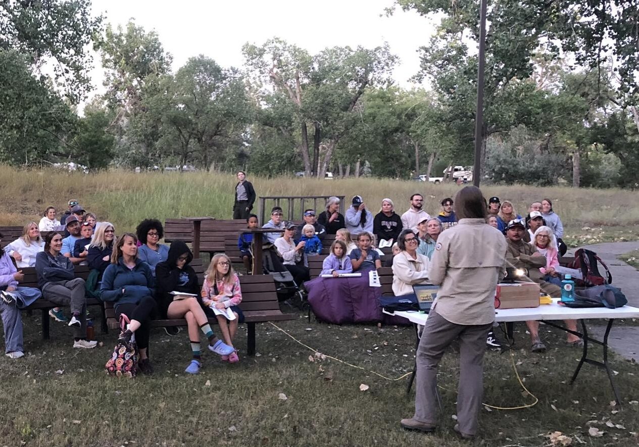 Outdoor Educational Presentation at a Park