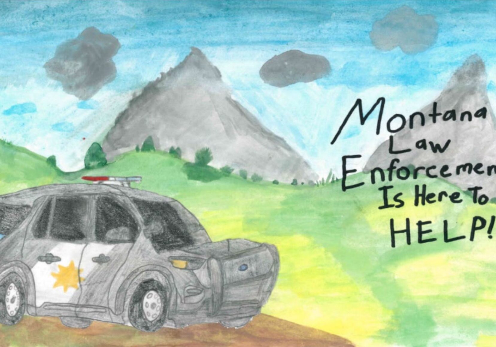 2023 Montana Law Enforcement Appreciation Poster Contest Winner 2023 Montana Law Enforcement Appreciation Poster Contest Winner