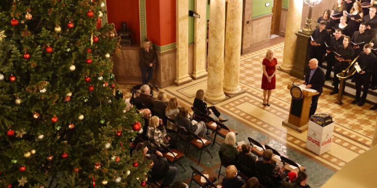 Grand Hall Christmas Ceremony with Choir