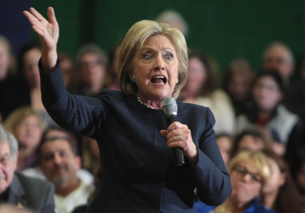 Hillary Clinton at campaign event in 2016. (<a href="https://www.flickr.com/photos/22007612@N05" target="_blank" rel="noopener noreferrer">Gage Skidmore</a>)