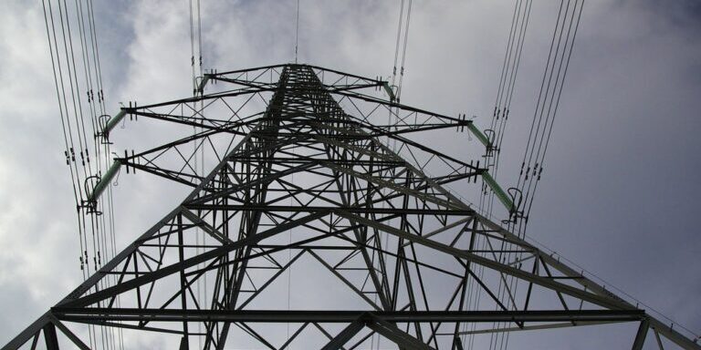 Transmission tower. (Terry Kearney)