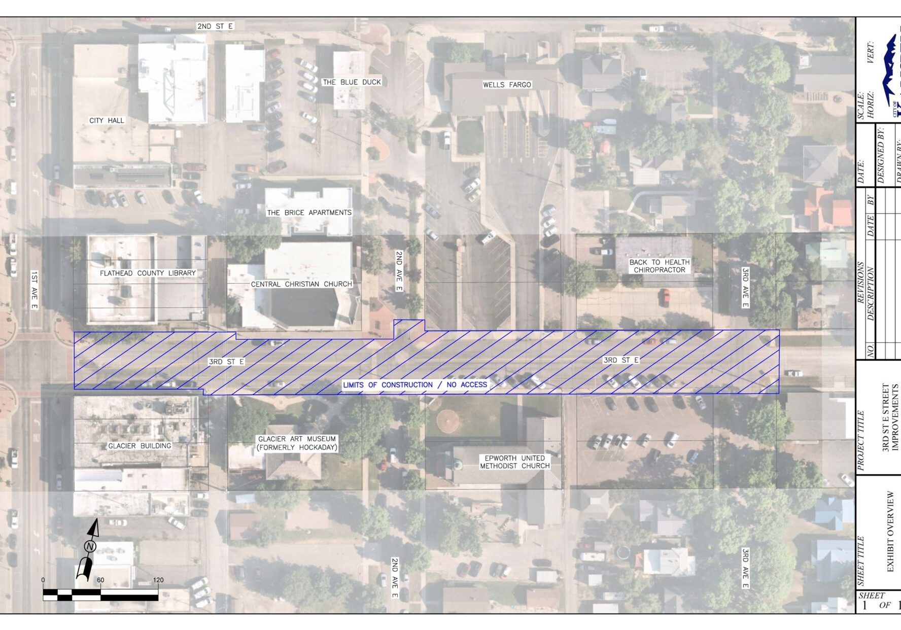 3rd Street E Improvements Exhibit Overview