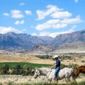 Photo by Clovis3 montana, cowboy, horses, scenery, nature, clouds, equine, western