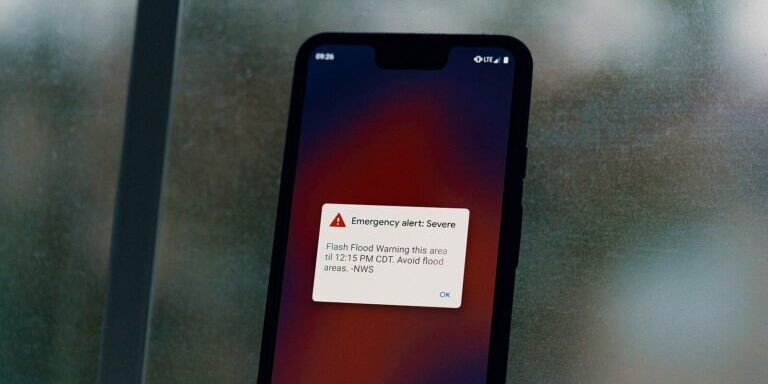 Severe Flash Flood Emergency Alert Notification