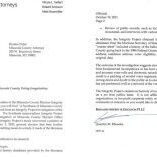 Re: 2020 General Election - Missoula County Voting Irregularities. Missoula County Election Integrity Project. October 19, 2021. Re: 2020 General Election - Missoula County Voting Irregularities. Missoula County Election Integrity Project. October 19, 2021.