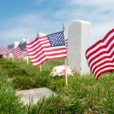 us a flag on green grass field