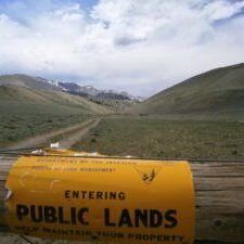 Entering public lands near Morris Lake in Montana Entering public lands near Morris Lake in Montana