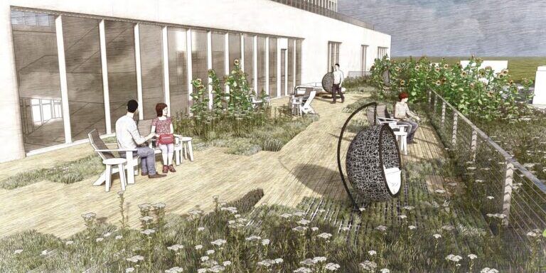 Missoula Public Library Green Roof Rendering