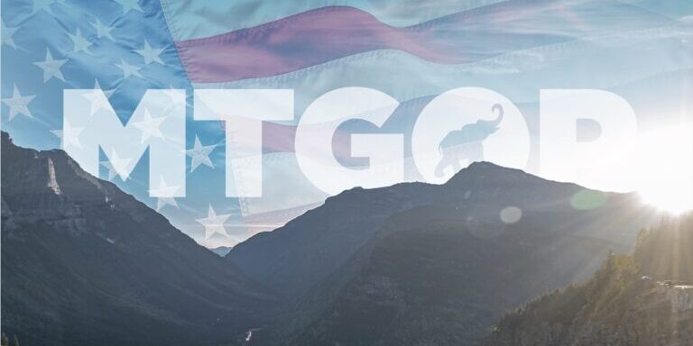 Montana GOP Patriotic Banner