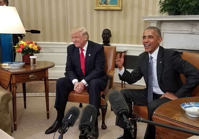Obama and Trump Meet in Oval Office During 2016 Transition Obama and Trump Meet in Oval Office During 2016 Transition