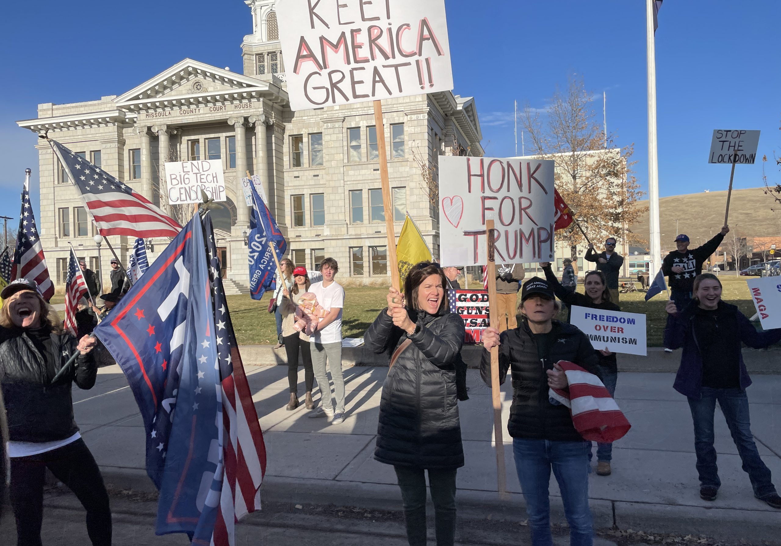 Trump Rally - Missoula County - January 6, 2021. Photo by Roy.
