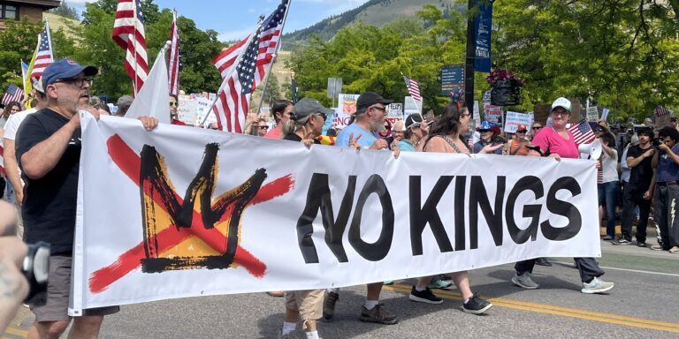 "No Kings" Missoula March