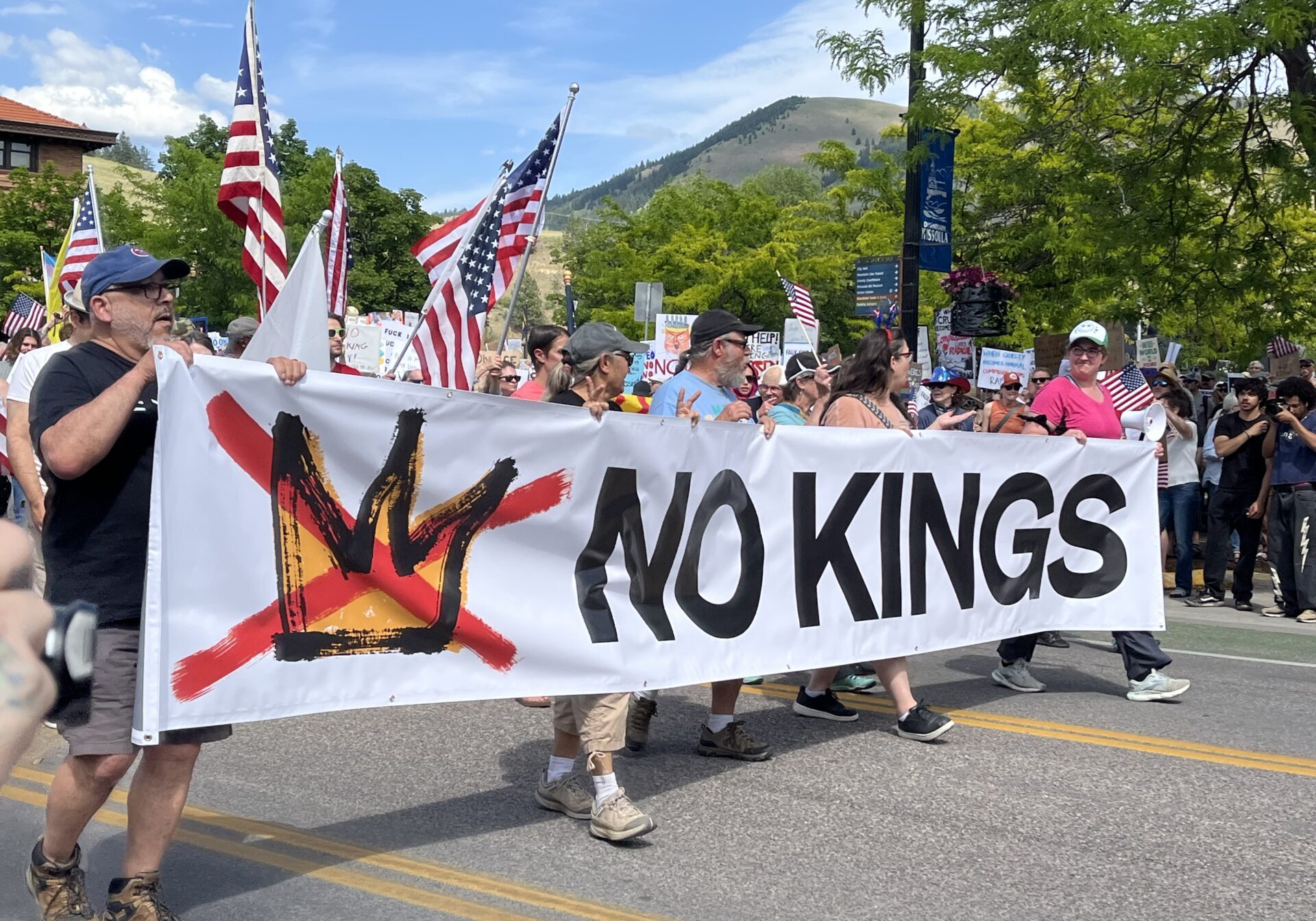 "No Kings" Missoula March "No Kings" Missoula March