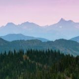 Serene Mountain Landscape at Dusk Serene Mountain Landscape at Dusk