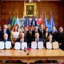 Gov. Gianforte Taiwan MOU Signing Gov. Gianforte Taiwan MOU Signing