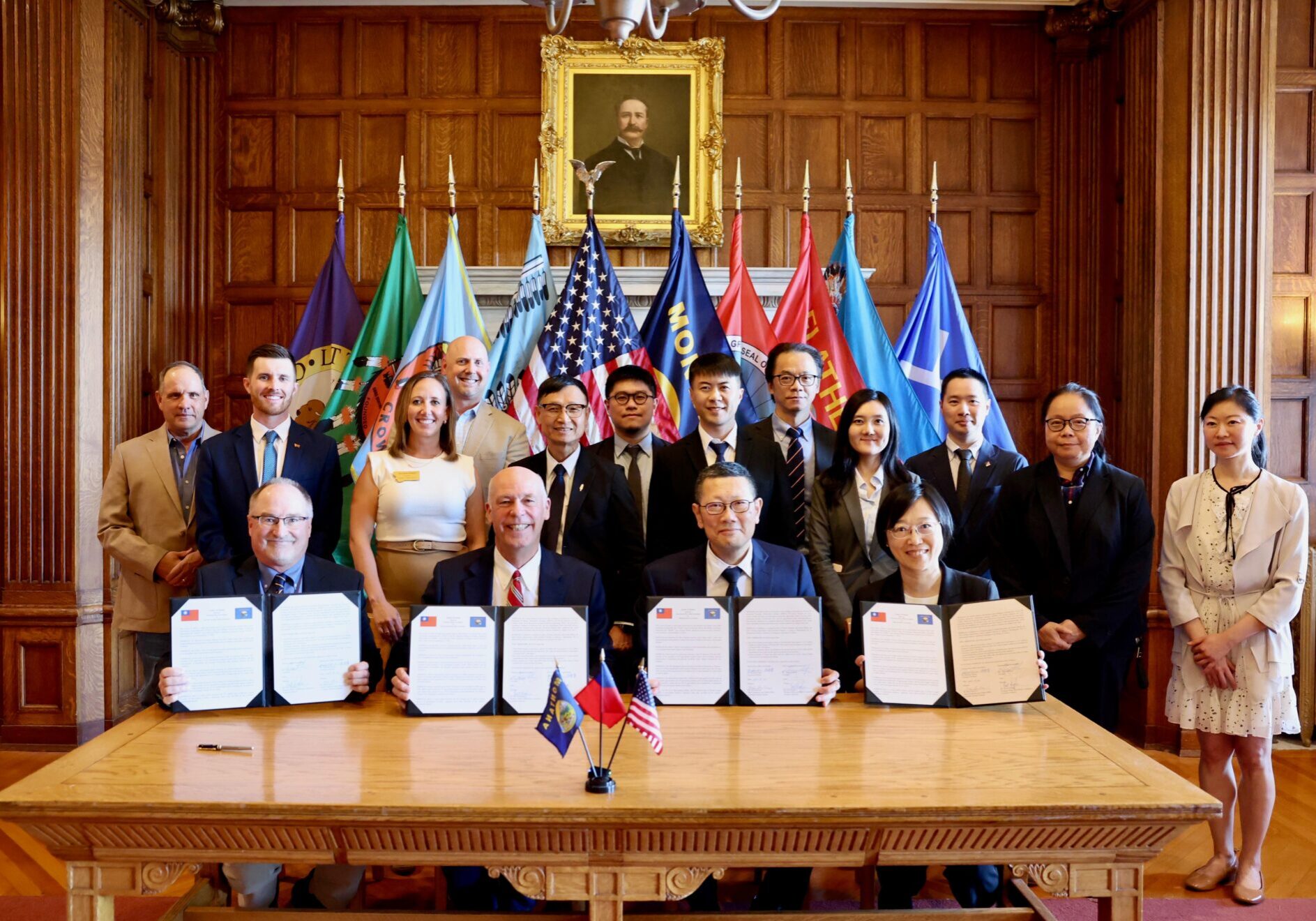 Gov. Gianforte Taiwan MOU Signing