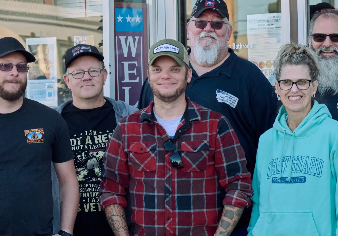 Jay and Susan Wood with Southwest Montana Veterans